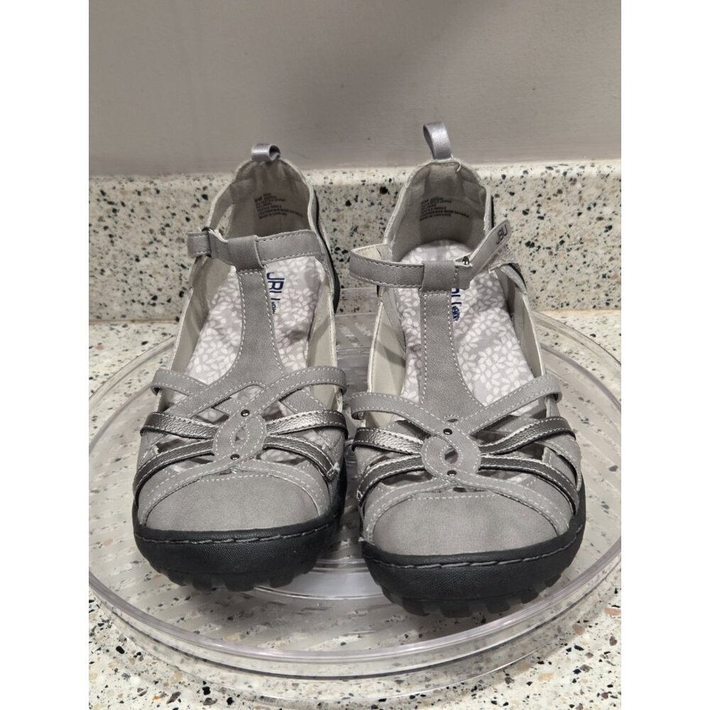 JBU Dove B2DOV56 Dove Grey Women's Closed-toe Sandals Size 8M